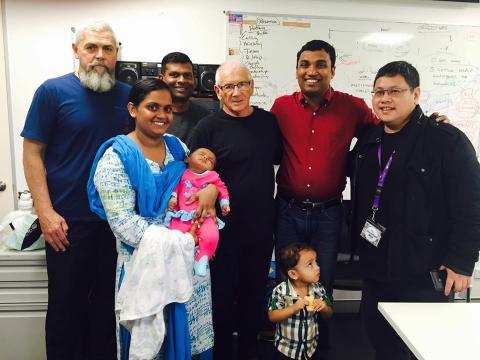with Apostle David Hogan and other Mega Church Pastors in Australia